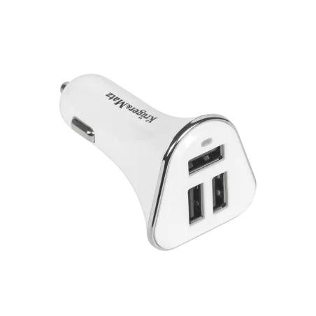 Ładowarka samochodowa Kruger&Matz 3xUSB 5200 mA biała