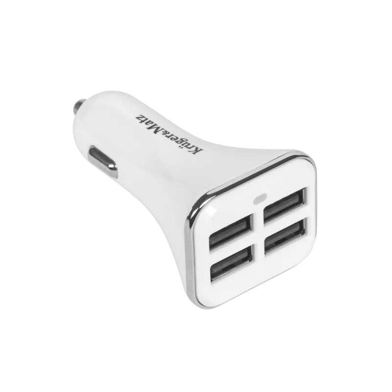 Ładowarka samochodowa Kruger&Matz 4 USB 6.8A biała