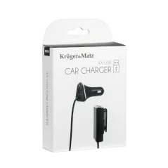 Ładowarka samochodowa Kruger&Matz 4xUSB 9,6A