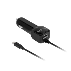 Ładowarka samochodowa M-Life do Apple iPhone, iPad + USB 2100 mA
