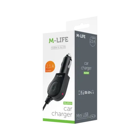 Ładowarka samochodowa M-LIFE mini USB 2000 mA