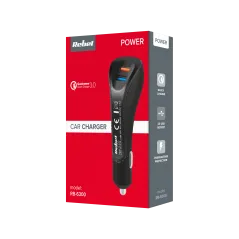 Ładowarka samochodowa REBEL 2xUSB 5100mA 15W z funkcją Quick Charge 3.0