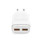 Ładowarka sieciowa dual USB + kabel Typu C 2400 mA Ładowarka sieciowa dual USB + kabel Typu C 2400 mA