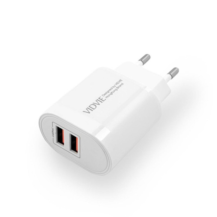 Ładowarka sieciowa dual USB 2400 mA Ładowarka sieciowa dual USB 2400 mA
