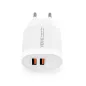 Ładowarka sieciowa dual USB 2400 mA Ładowarka sieciowa dual USB 2400 mA