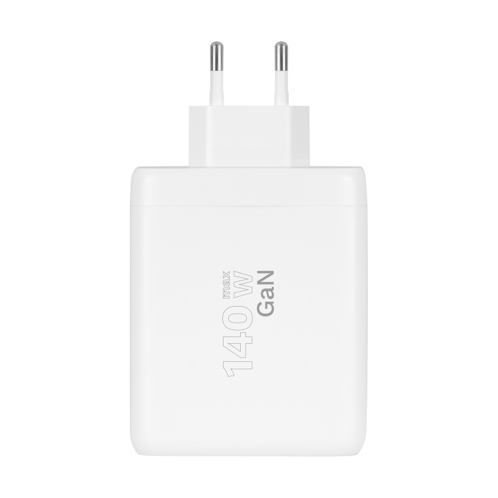 Ładowarka sieciowa Kruger&Matz 140 W GaN z funkcją Quick Charge i Power Delivery Ładowarka sieciowa Kruger&Matz 140 W GaN z funkcją Quick Charge i Power Delivery