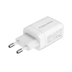 Ładowarka sieciowa Kruger&Matz 45 W GaN z funkcją Power Delivery i Quick Charge
