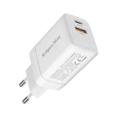 Ładowarka sieciowa Kruger&Matz 45 W GaN z funkcją Power Delivery i Quick Charge