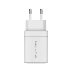 Ładowarka sieciowa Kruger&Matz 45 W GaN z funkcją Power Delivery i Quick Charge