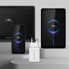 Ładowarka sieciowa Kruger&Matz 45 W GaN z funkcją Power Delivery i Quick Charge