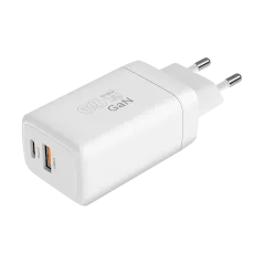 Ładowarka sieciowa Kruger&Matz 65 W GaN z funkcją Power Delivery i Quick Charge