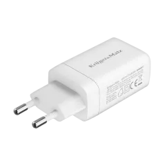 Ładowarka sieciowa Kruger&Matz 65 W GaN z funkcją Power Delivery i Quick Charge