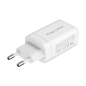 Ładowarka sieciowa Kruger&Matz 65 W GaN z funkcją Power Delivery i Quick Charge