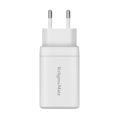Ładowarka sieciowa Kruger&Matz 65 W GaN z funkcją Power Delivery i Quick Charge