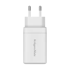 Ładowarka sieciowa Kruger&Matz 65 W GaN z funkcją Power Delivery i Quick Charge