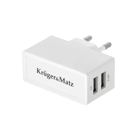 Ładowarka sieciowa Kruger&Matz dual usb 2400 mA
