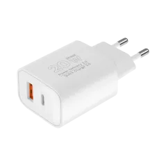 Ładowarka sieciowa Kruger&Matz GaN dual USB z funkcją Power Delivery i Quick Charge
