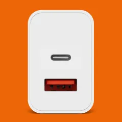Ładowarka sieciowa Kruger&Matz GAN dual USB z funkcją Power Delivery i Quick Charge