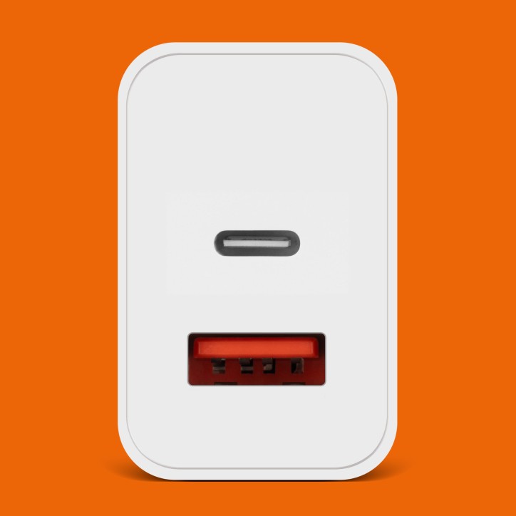 Ładowarka sieciowa Kruger&Matz GAN dual USB z funkcją Power Delivery i Quick Charge Ładowarka sieciowa Kruger&Matz GAN dual USB z funkcją Power Delivery i Quick Charge