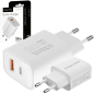 Ładowarka sieciowa Kruger&Matz GAN dual USB z funkcją Power Delivery i Quick Charge Ładowarka sieciowa Kruger&Matz GAN dual USB z funkcją Power Delivery i Quick Charge