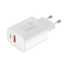 Ładowarka sieciowa Kruger&Matz GaN dual USB z funkcją Power Delivery i Quick Charge