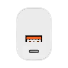 Ładowarka sieciowa Kruger&Matz GAN dual USB z funkcją Power Delivery i Quick Charge KM0855