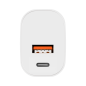 Ładowarka sieciowa Kruger&Matz GAN dual USB z funkcją Power Delivery i Quick Charge KM0855 Ładowarka sieciowa Kruger&Matz GAN dual USB z funkcją Power Delivery i Quick Charge KM0855
