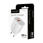 Ładowarka sieciowa Kruger&Matz GAN dual USB z funkcją Power Delivery i Quick Charge KM0855 Ładowarka sieciowa Kruger&Matz GAN dual USB z funkcją Power Delivery i Quick Charge KM0855