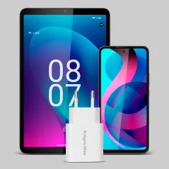 Ładowarka sieciowa Kruger&Matz GAN dual USB z funkcją Power Delivery i Quick Charge KM0855