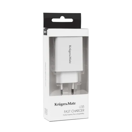 Ładowarka sieciowa Kruger&Matz USB z funkcją Pump Express 2.0