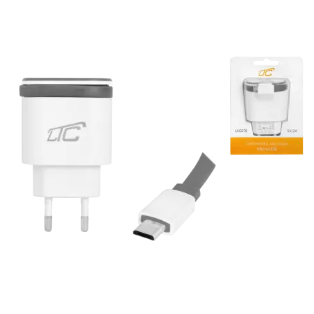 Ładowarka sieciowa micro USB 2000 mA LXG276