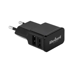 Ładowarka sieciowa Rebel 2xUSB 2000 mA