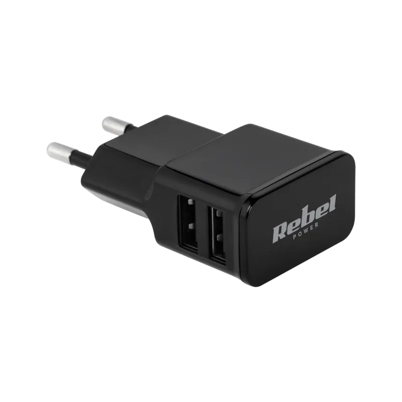 Ładowarka sieciowa Rebel 2xUSB 2000 mA Ładowarka sieciowa Rebel 2xUSB 2000 mA