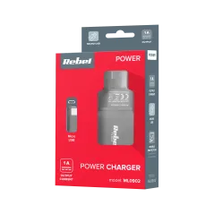Ładowarka sieciowa REBEL micro USB 1000 mA