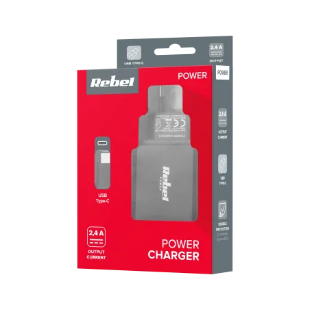 Ładowarka sieciowa typu C 2400 mA Rebel