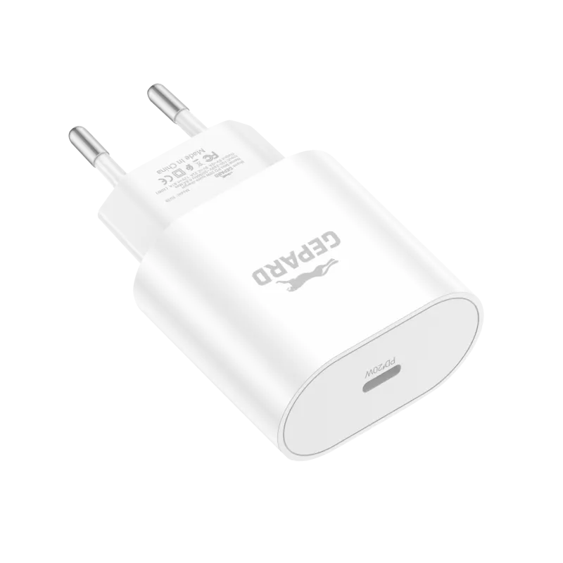 Ładowarka sieciowa z funkcją Power Delivery EU39 biała