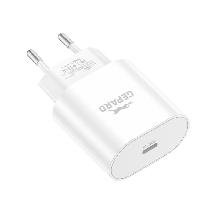Ładowarka sieciowa z funkcją Power Delivery EU39 biała Ładowarka sieciowa z funkcją Power Delivery EU39 biała