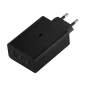 Ładowarka sieciowa z funkcją Power Delivery i Quick Charge 65W czarna Ładowarka sieciowa z funkcją Power Delivery i Quick Charge 65W czarna