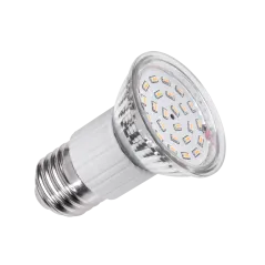 Lampa LED (24x3014 SMD) 4.5W, E27, 3000K, 230V (szklana obudowa)