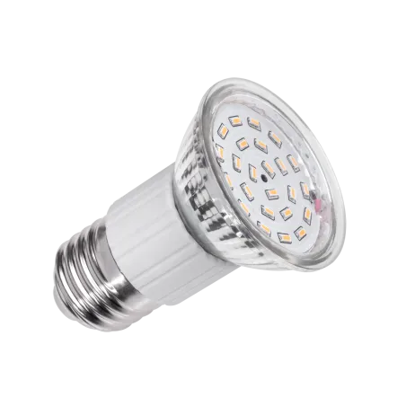 Lampa LED (24x3014 SMD) 4.5W, E27, 3000K, 230V (szklana obudowa)