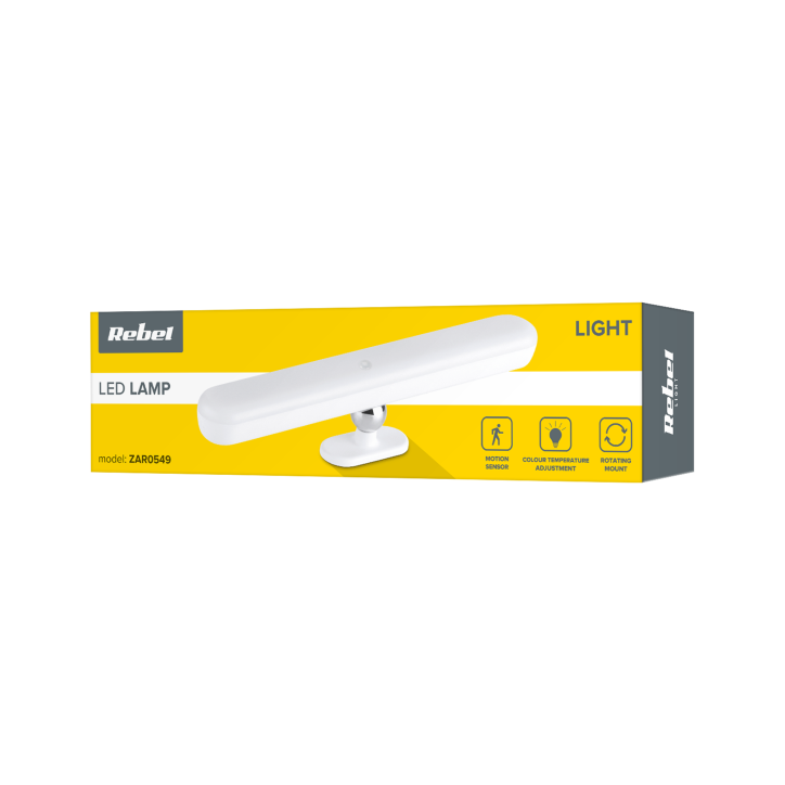 Lampa LED akumulatorowa obrotowa z sensorem ruchu , 5V/1,5W Lampa LED akumulatorowa obrotowa z sensorem ruchu , 5V/1,5W