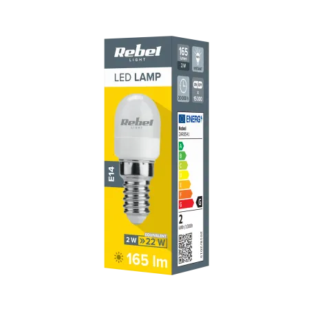 Lampa Led do lodówki Rebel 2W E14 , 6500K,230V