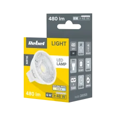 Lampa LED Rebel MR16, 6W, 4000K 230V