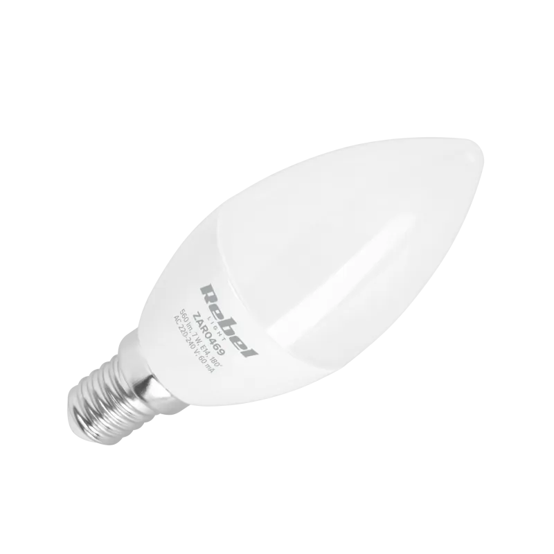 Lampa LED REBEL świeca, 7W, E14 4000K, 230V