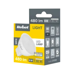 Lampa LED Rebel 6W MR16, 3000K , 230V