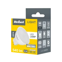 Lampa Led Rebel 6W, MR16, 3000K, 230V