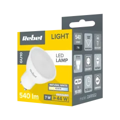 Lampa LED Rebel 7W GU10 , 4000K, 230V