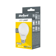 Lampa LED Rebel G45 8W, E27, 4000K, 230V