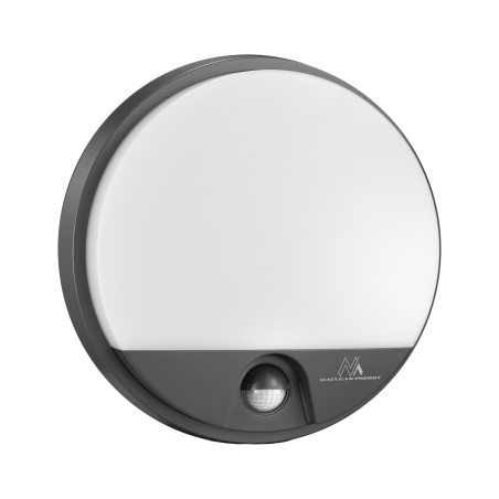 Lampa LED z sensorem ruchu MCE291 GR szara