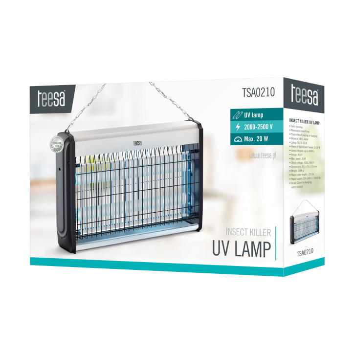 Lampa owadobójcza TEESA rażąca 20W(2x10W) Lampa owadobójcza TEESA rażąca 20W(2x10W)